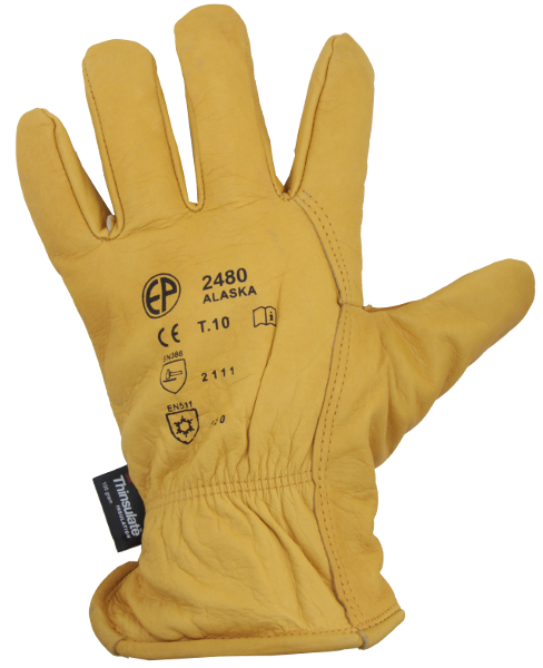 EUROTECHNIQUE 2480 ALASKA Lined Leather Gloves