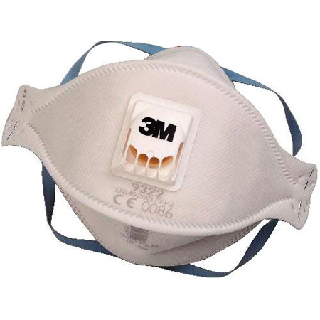 3M AURA 9322+G3 FFP2 respiraator klapiga