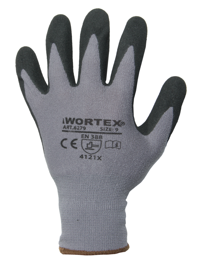 WORTEX 6277...6281 nitriilkattega kindad