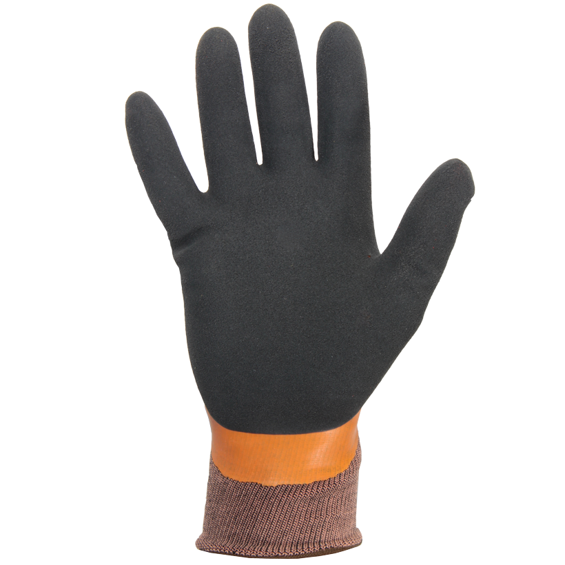 WORTEX 6307...6311 kahekordse latekskattega kindad
