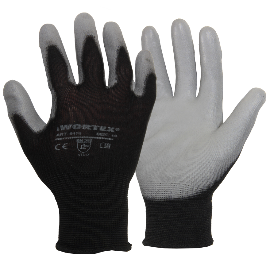 WORTEX 6406...6412 PU kattega kindad