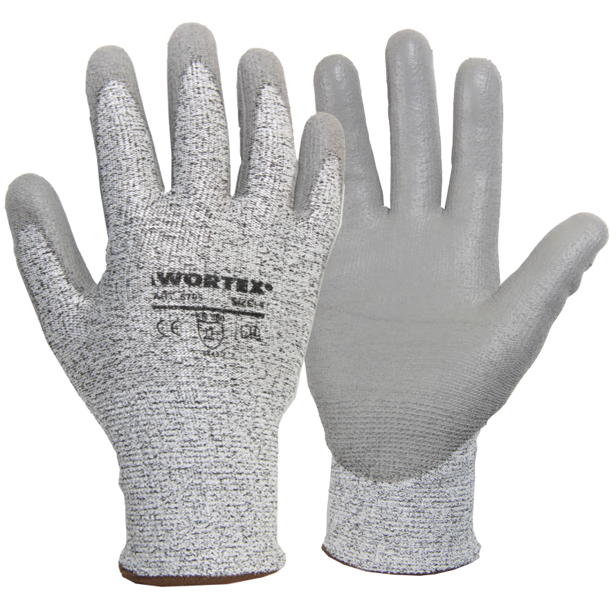 WORTEX 6708...6711 PU kattega kindad