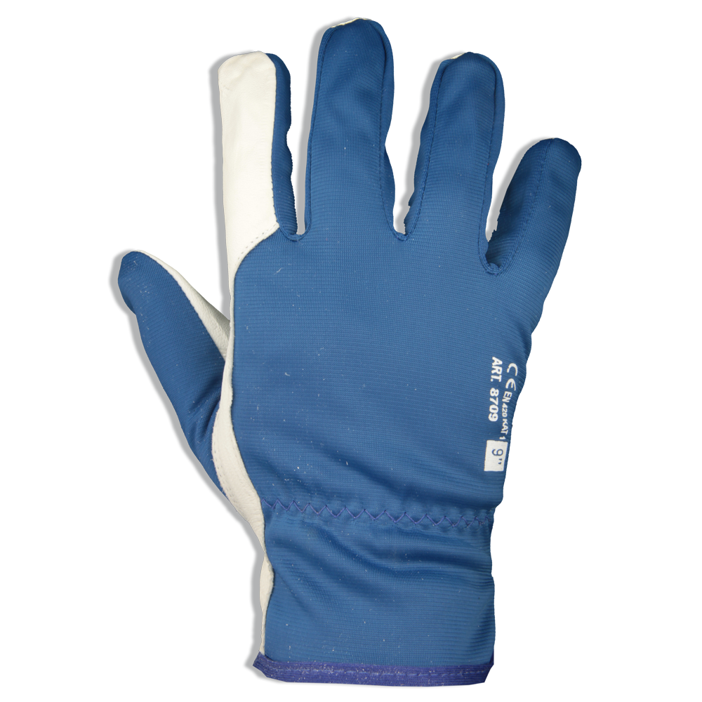 WORTEX 8707...8711 Leather-Textile Gloves