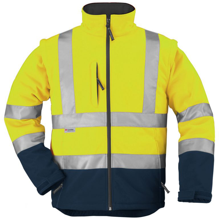 COVERGUARD STATION kõrgnähtav softshell jakk 2 in 1