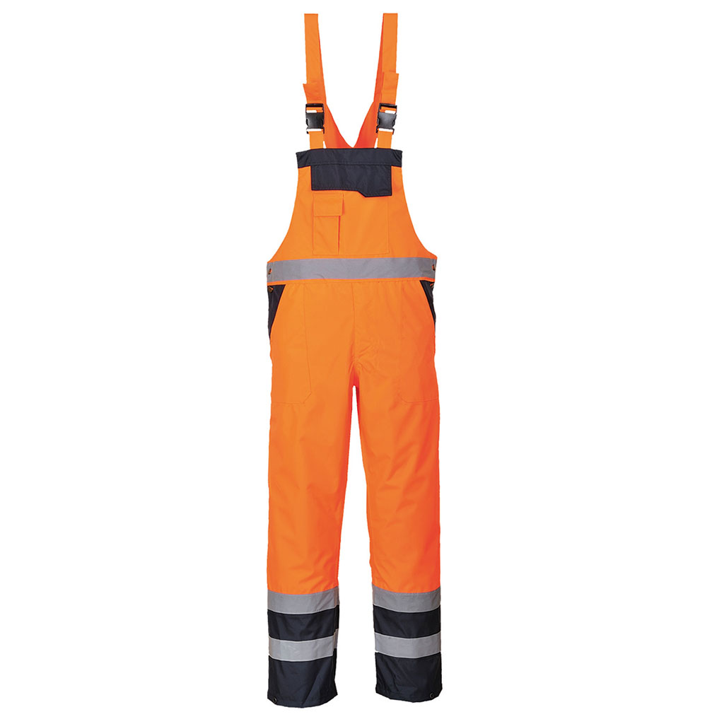 PORTWEST S489 HI-VIS Bib & Brace Overalls