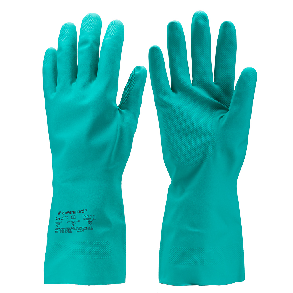 COVERGUARD EUROCHEM 5507…5510 nitriilist kemikaalikindad