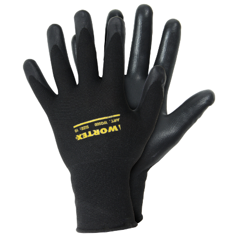 Wortex WG500 Nailon/spandex töökindad PU kattega