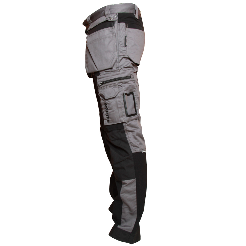 WORTEX 930 ripptaskutega stretch tööpüksid