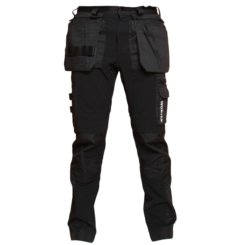 WORTEX 930 ripptaskutega stretch tööpüksid
