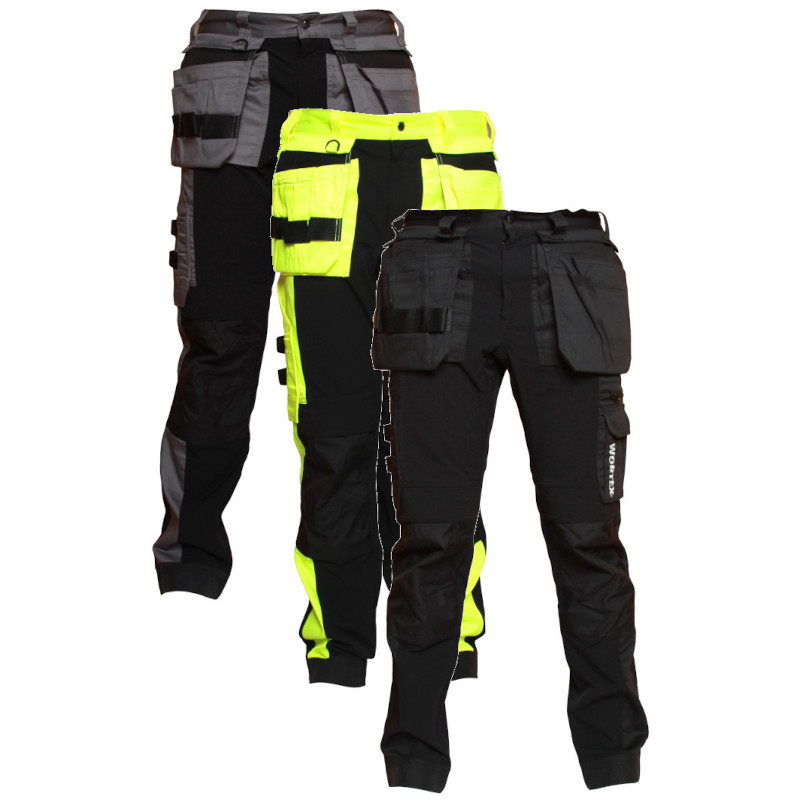 Wortex W930 ripptaskutega stretch püksid