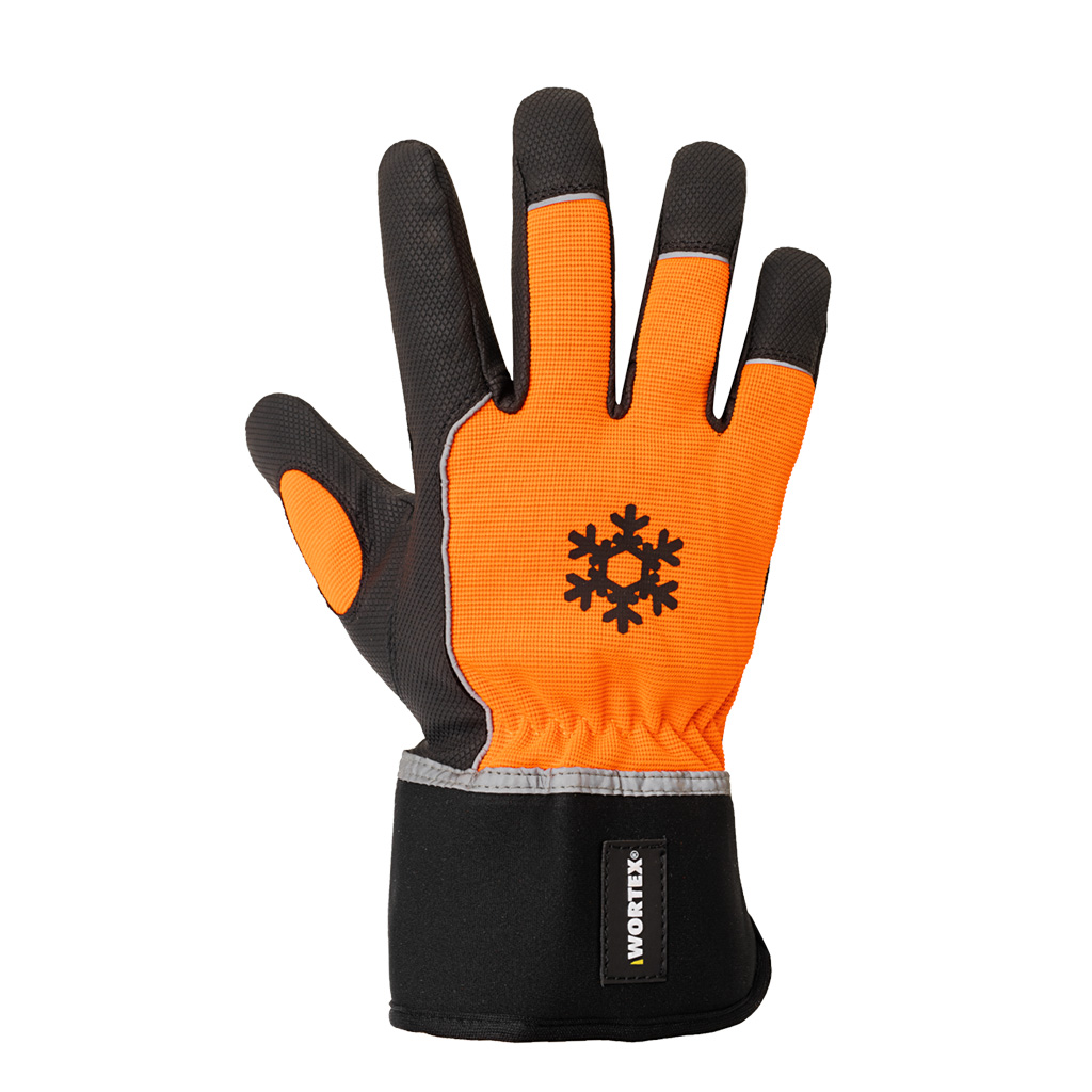 Зимние перчатки из синтетической кожи WORTEX WG880