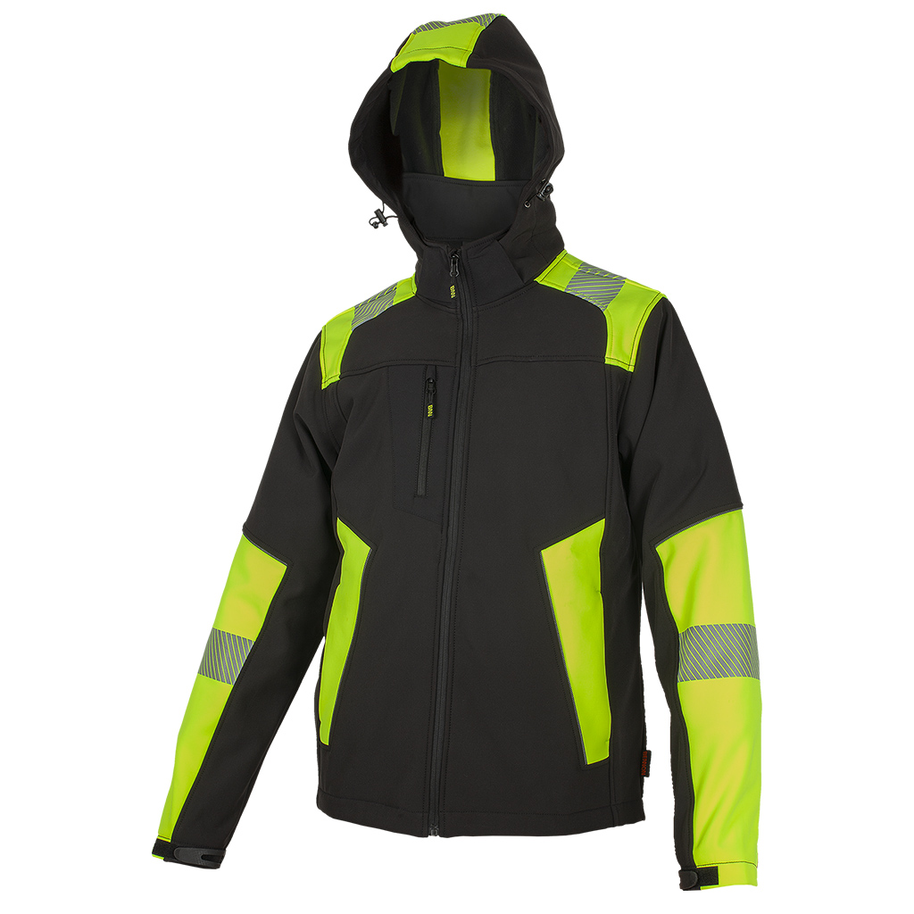 BENNON REFLECTOS kõrgnähtav softshell stretch jope