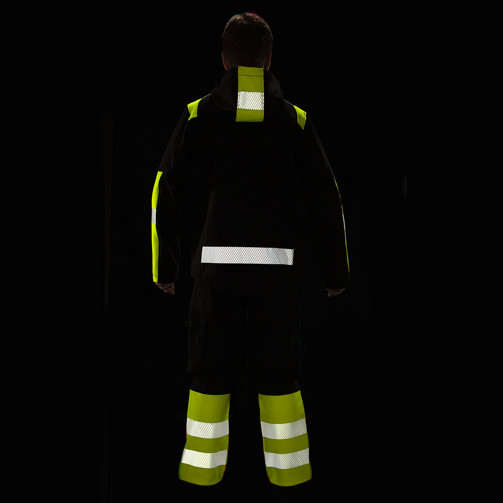 BENNON REFLECTOS kõrgnähtav softshell stretch jope