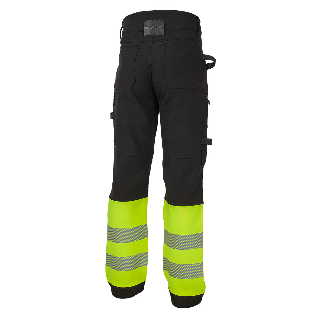 BENNON REFLECTOS kõrgnähtavad softshell stretch vööpüksid
