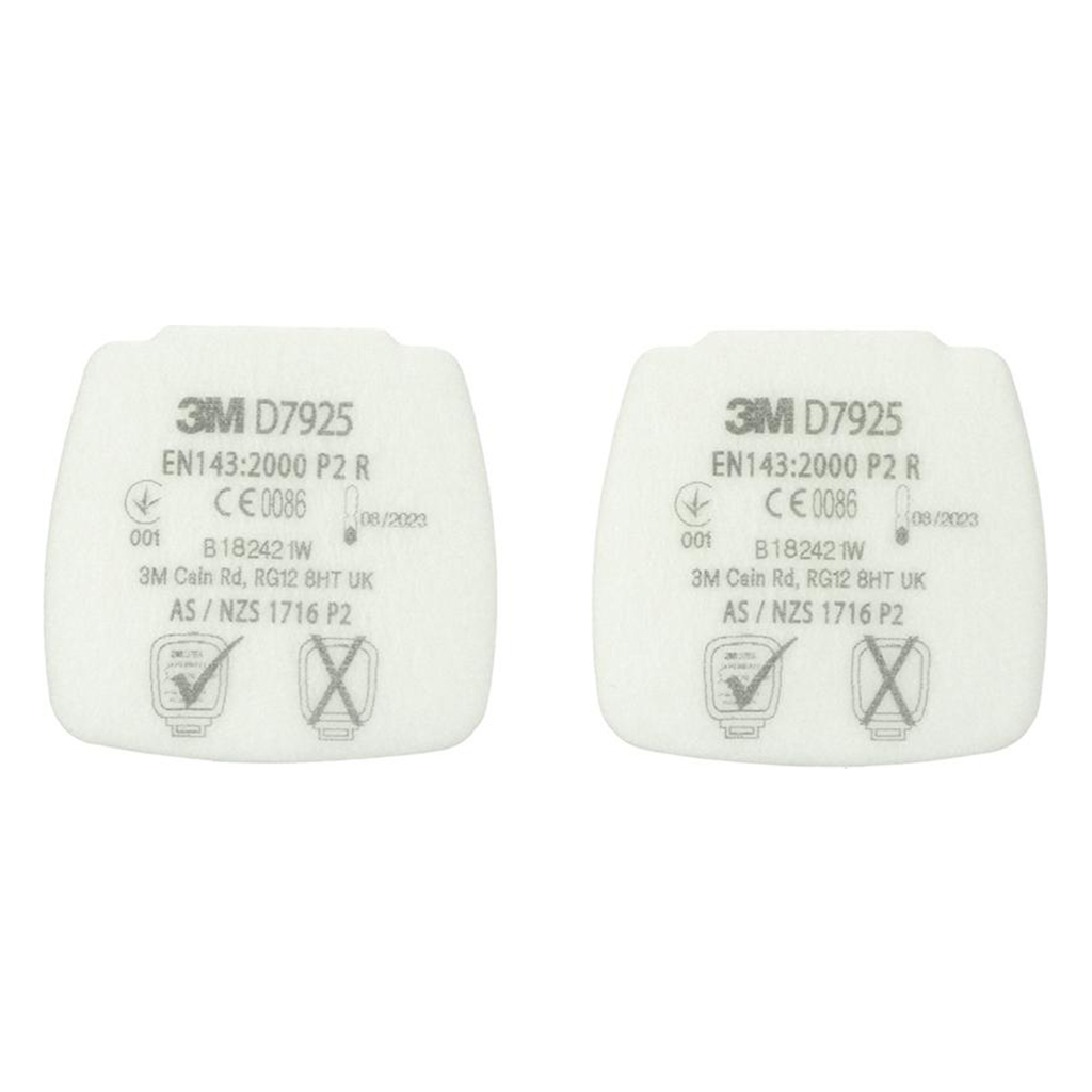 3M D7925 SECURE CLICK vahetatavad tolmufiltrid P2R