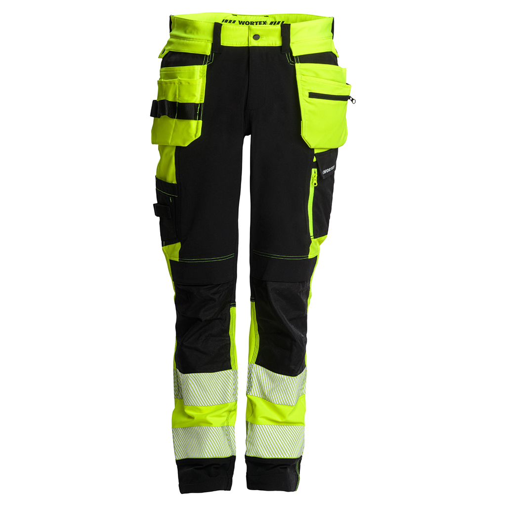 WORTEX W935 kõrgnähtavad stretch vööpüksid